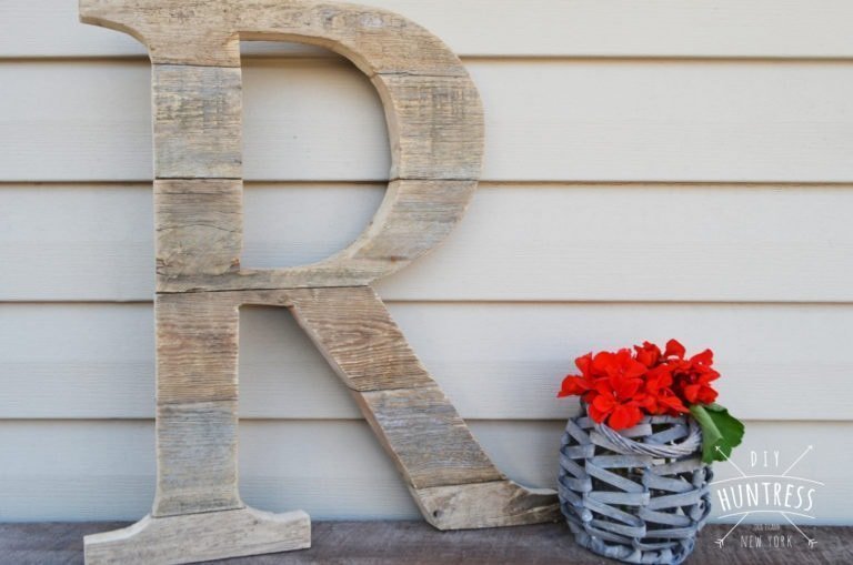 DIY Pallet Wood Letter (& First YouTube Video!)