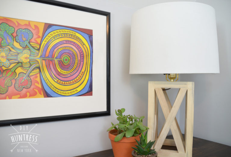 Home Depot DIY Challenge: X-Base Lamp