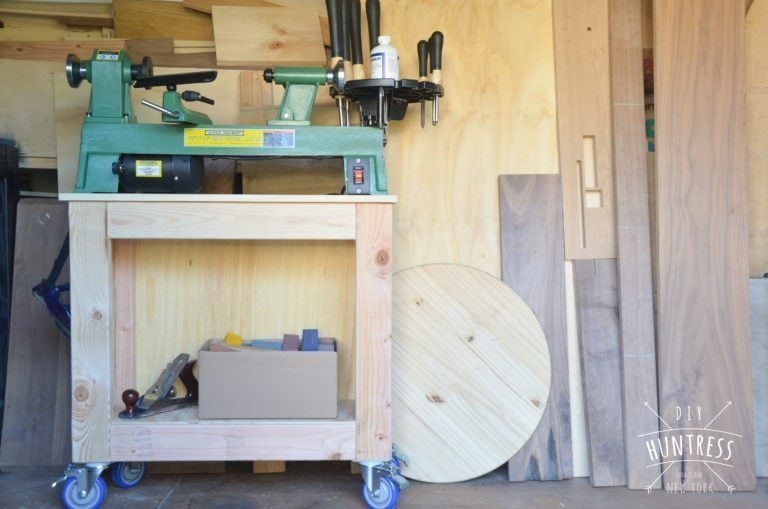 DIY Mobile Lathe Stand