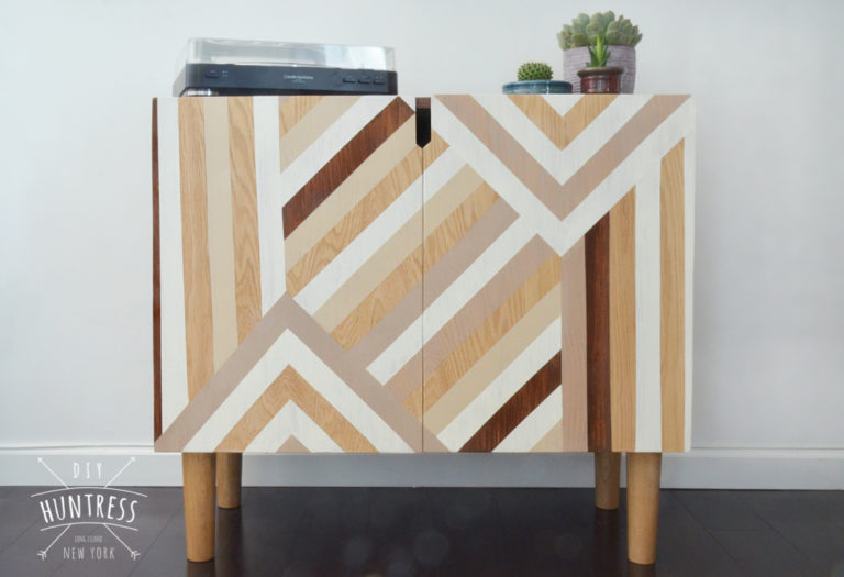 DIY Easy Modern Media Cabinet