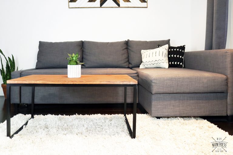 DIY Metal & Wood Coffee Table (No Welding)