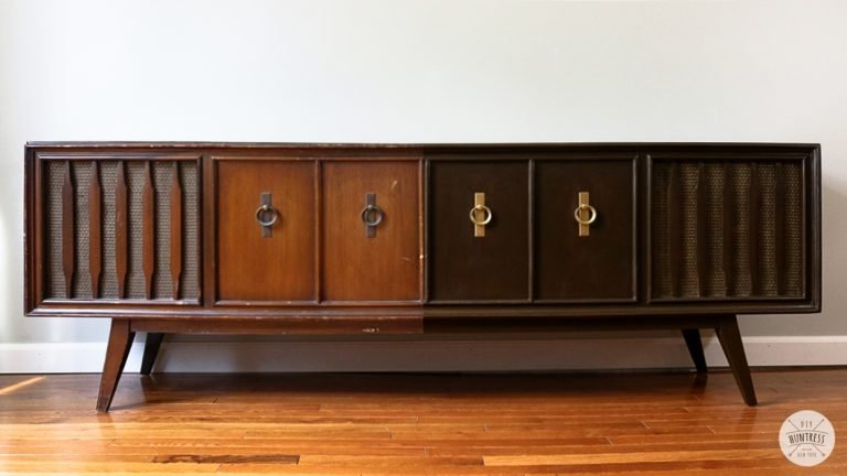 DIY Record Cabinet Restoration