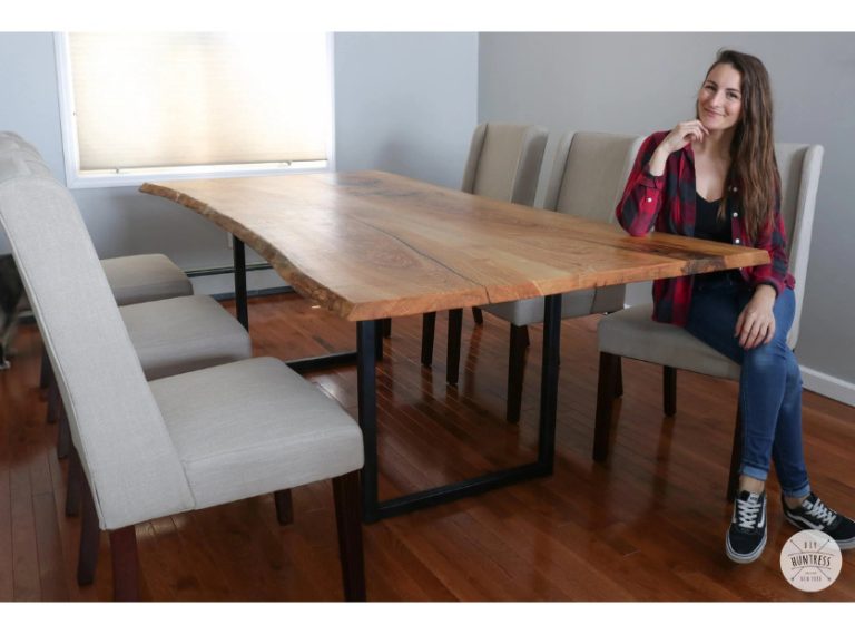 DIY Live Edge Dining Table