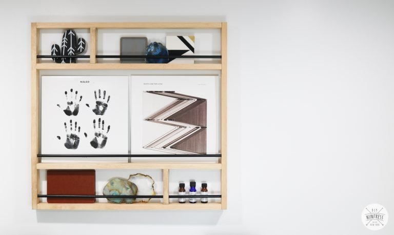 DIY Metal & Wood Shelf
