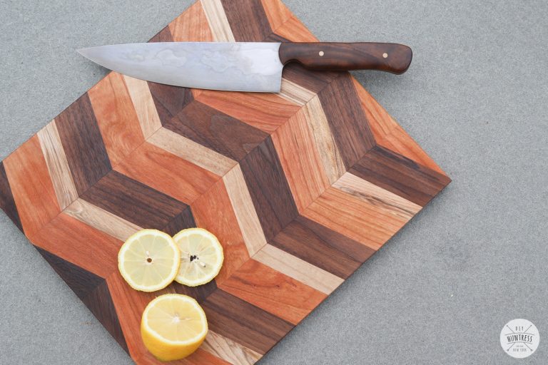 DIY Chevron Cutting Board