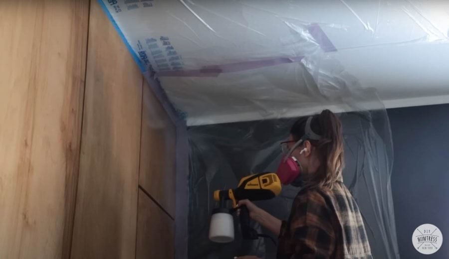 How To Make An Easy Plywood Accent Wall - DIY Huntress