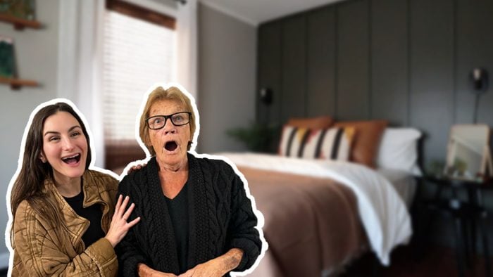 Surprise Bedroom Makeover for my Grandma