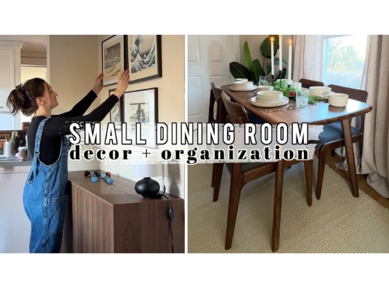 Making a Dining Room out of a Tiny Space