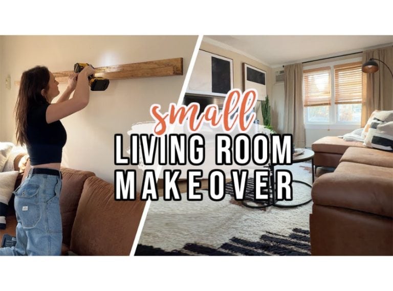 Easy Small Living Room Makeover For My Brother