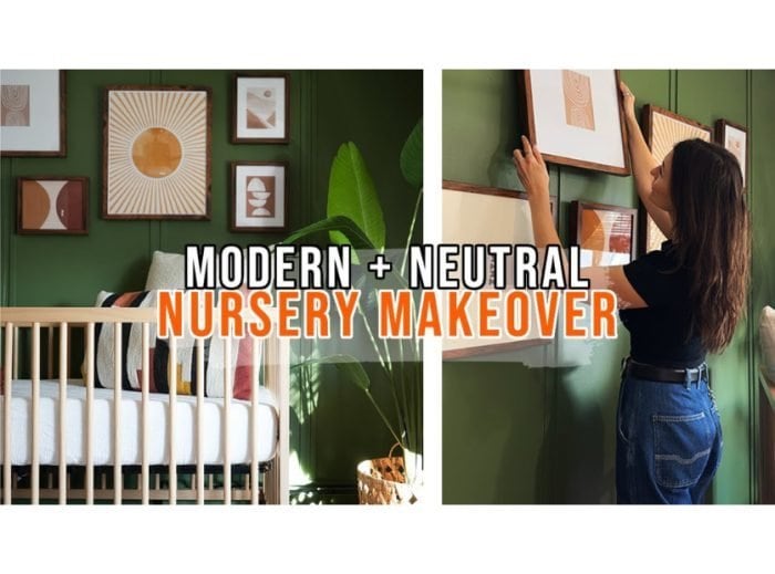 Easy DIY Nursery Makeover for My Brother&rsquo;s New Baby