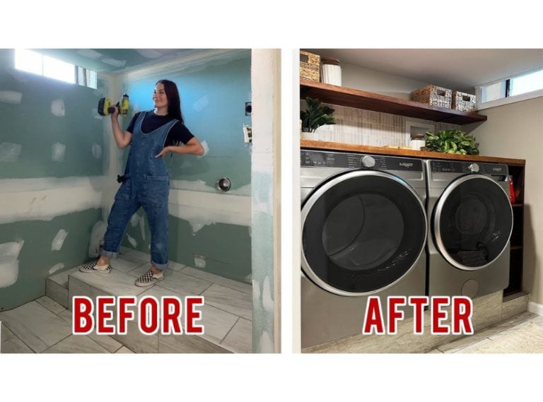 Easy Small Laundry Room Makeover &ndash; For My Brother
