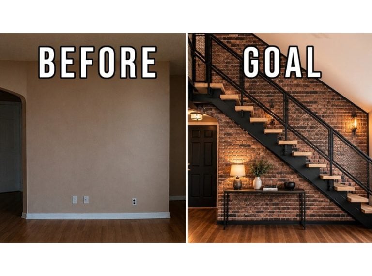 DIY Faux Brick Wall: Create an Authentic Industrial Loft Look